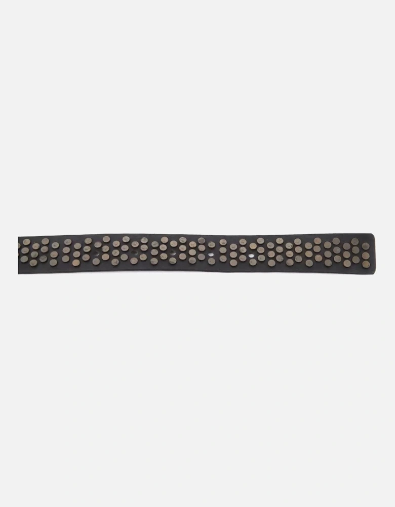 Leather Cowhide Belt for Elegant Styling Women - Black