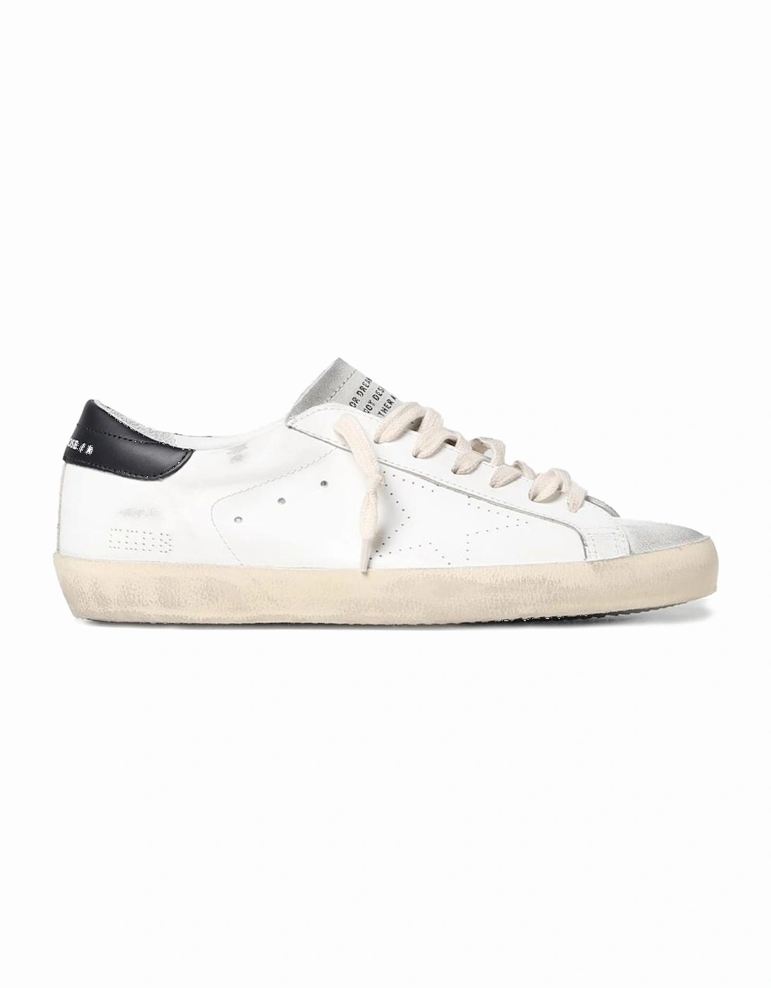 Calfskin Star Logo Leather Sneakers Women - White, 6 of 5