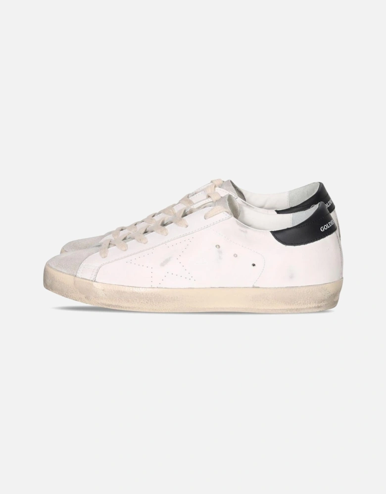 Calfskin Star Logo Leather Sneakers Women - White