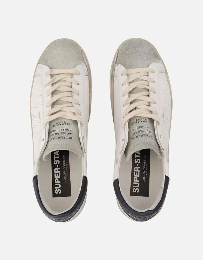 Calfskin Star Logo Leather Sneakers Women - White
