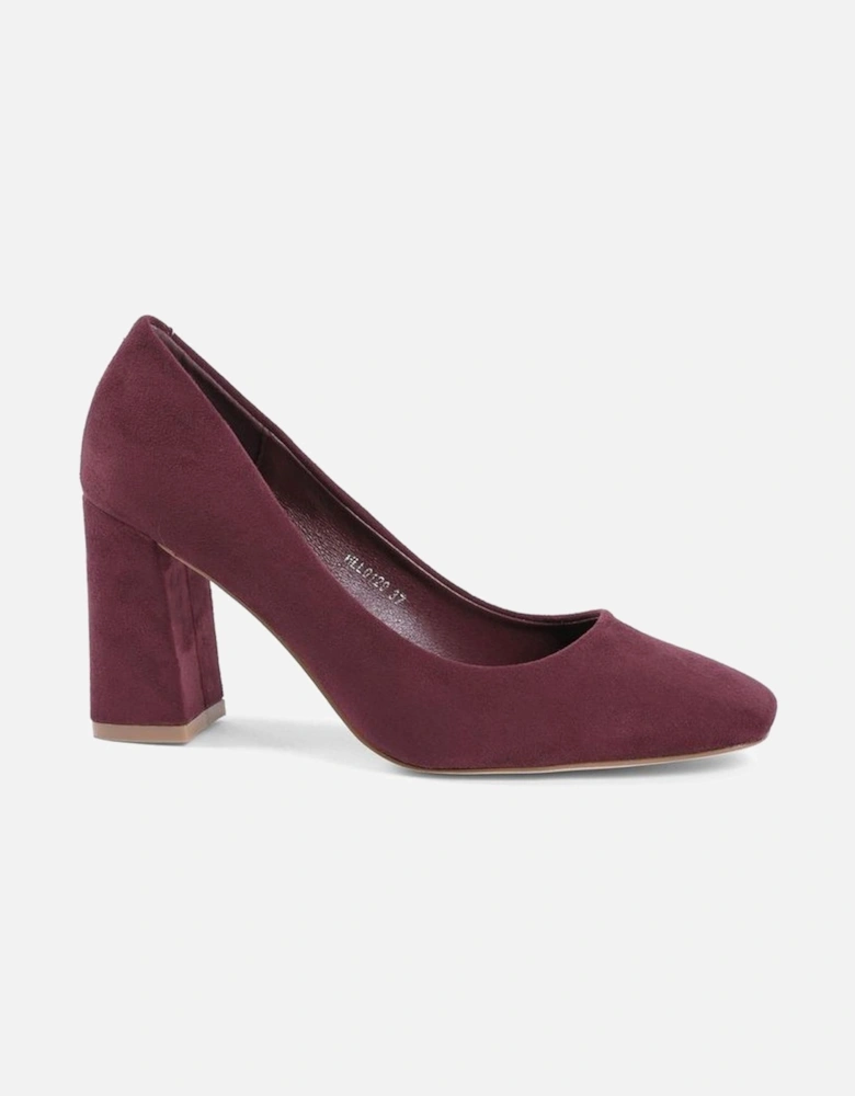 Suede Leather High-Top Sneakers Women - Bordeaux Pumps