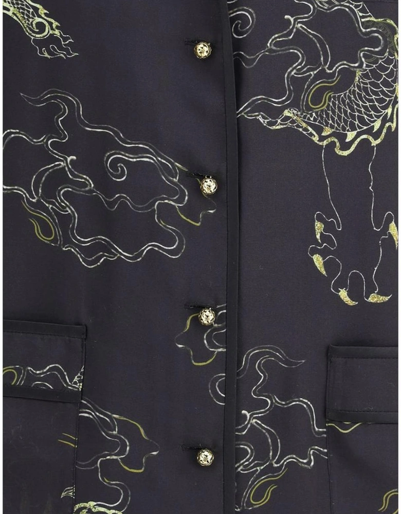Guava Shirt with Decorative Buttons and Patch Pockets Women -