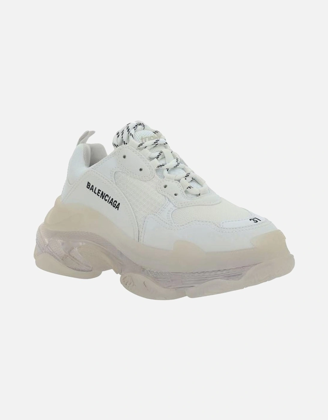 Nylon Triple S Sneakers with Logo Detailing Women - White