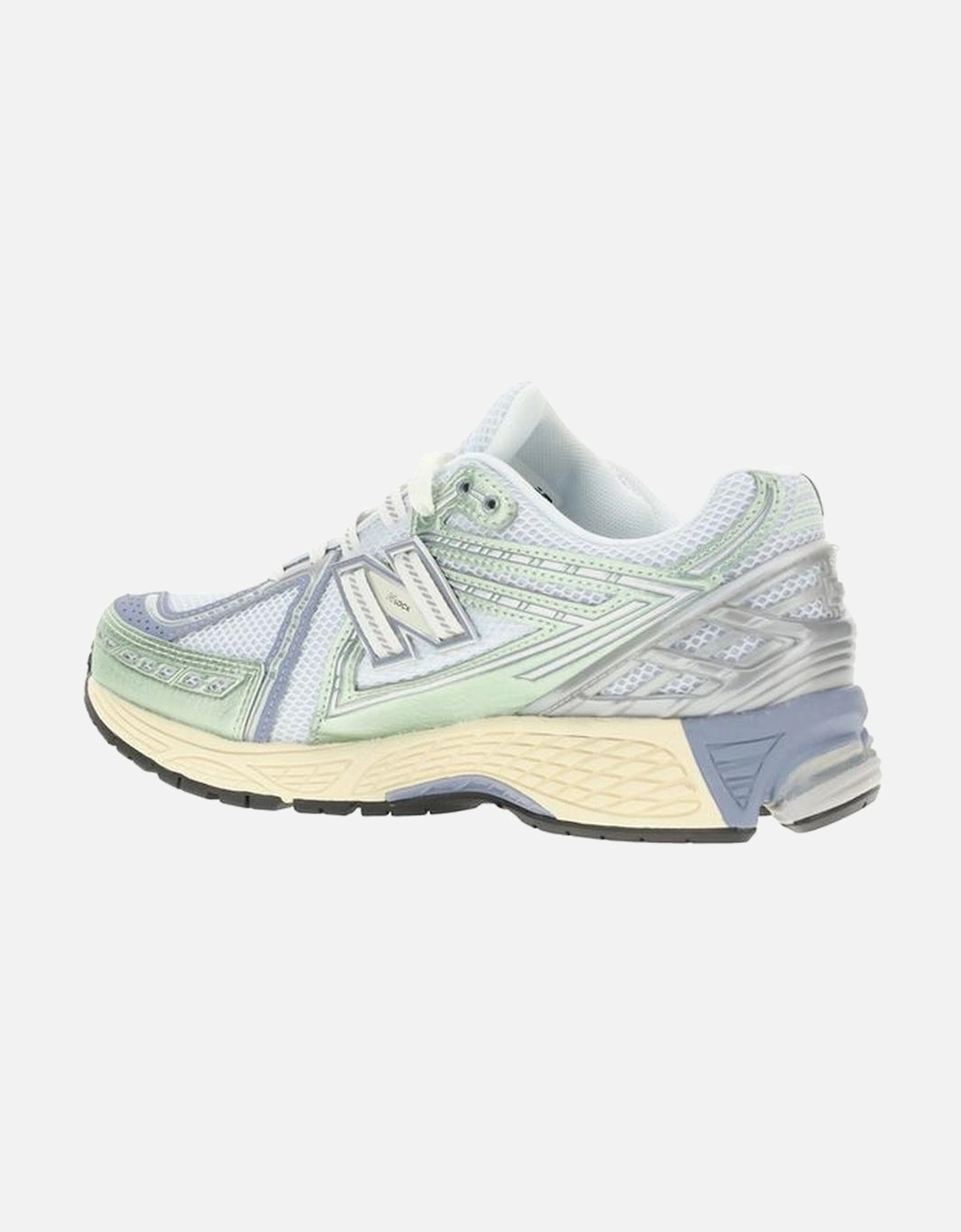 Tier 1 Sneakers with Mesh Upper and Leather Details Women - Multicolor