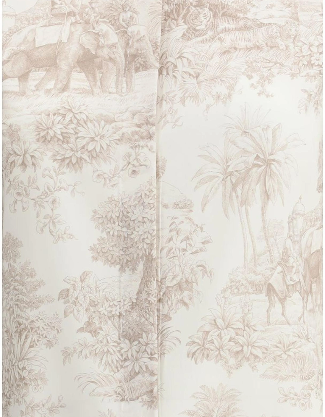 Silk Shirt with Toile de Jouy Print Women - White