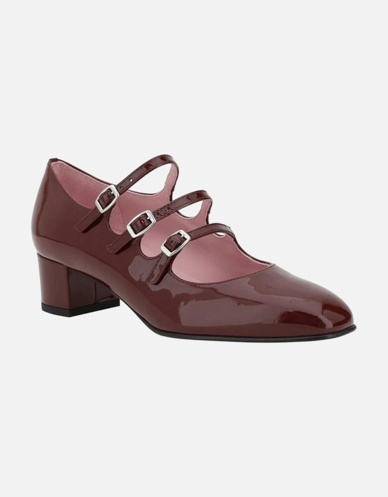 Patent Leather Almond Toe Kina Pumps Women - Red