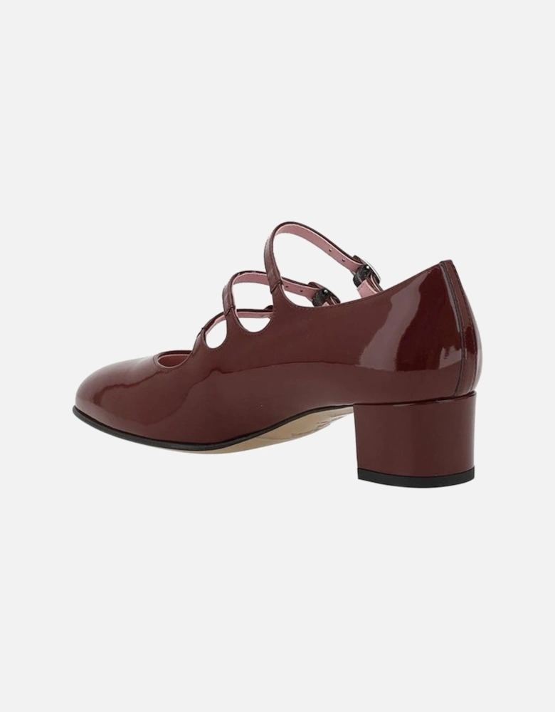 Patent Leather Almond Toe Kina Pumps Women - Red