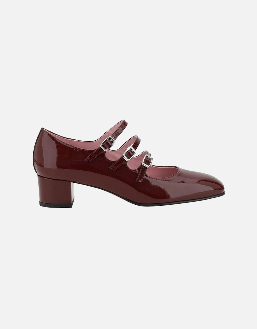 Patent Leather Almond Toe Kina Pumps Women - Red, 5 of 4