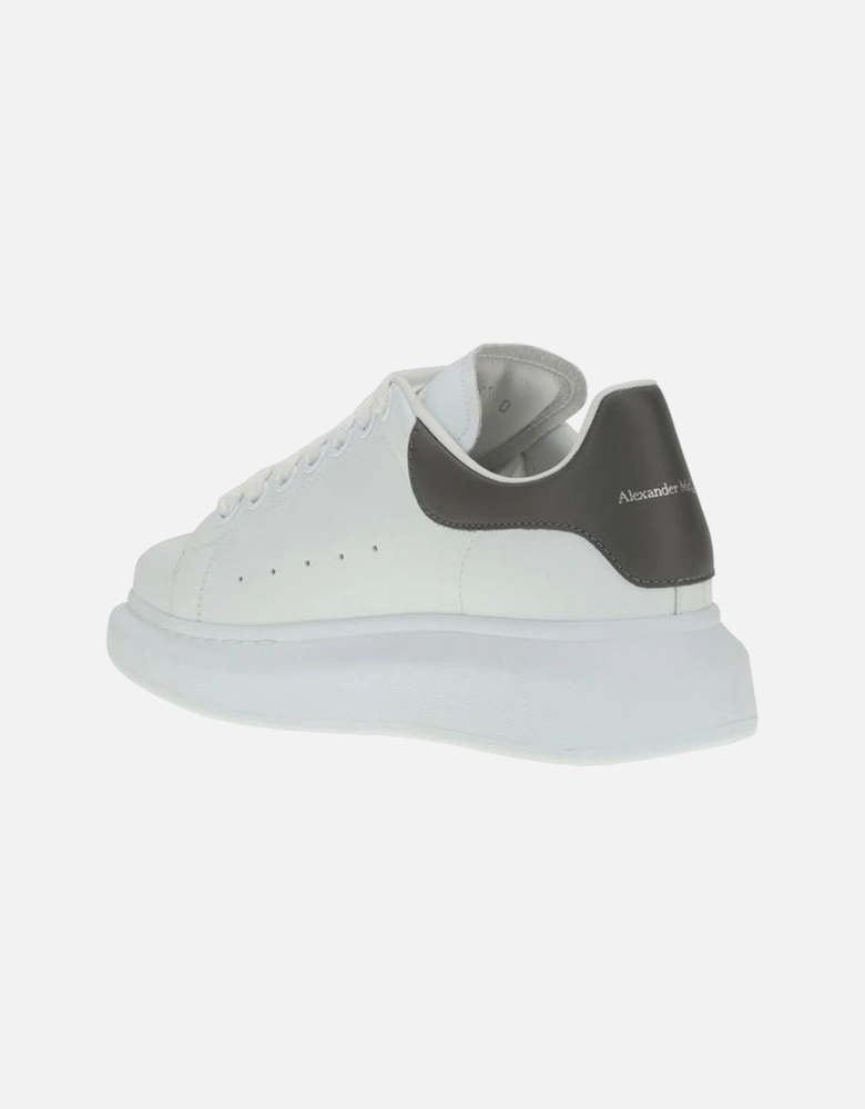 Leather Platform Lace-Up Sneakers Women - White