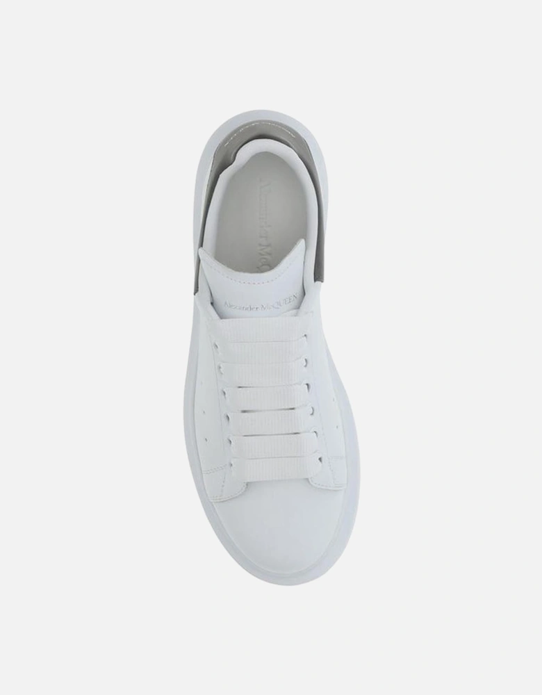 Leather Platform Lace-Up Sneakers Women - White