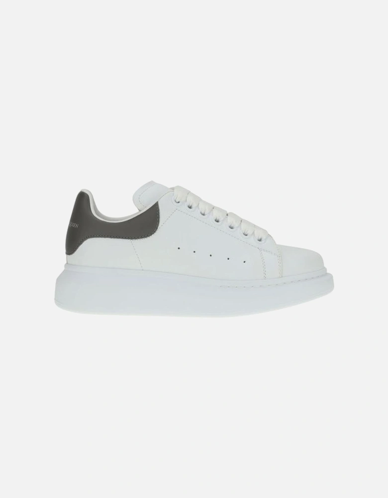 Leather Platform Lace-Up Sneakers Women - White