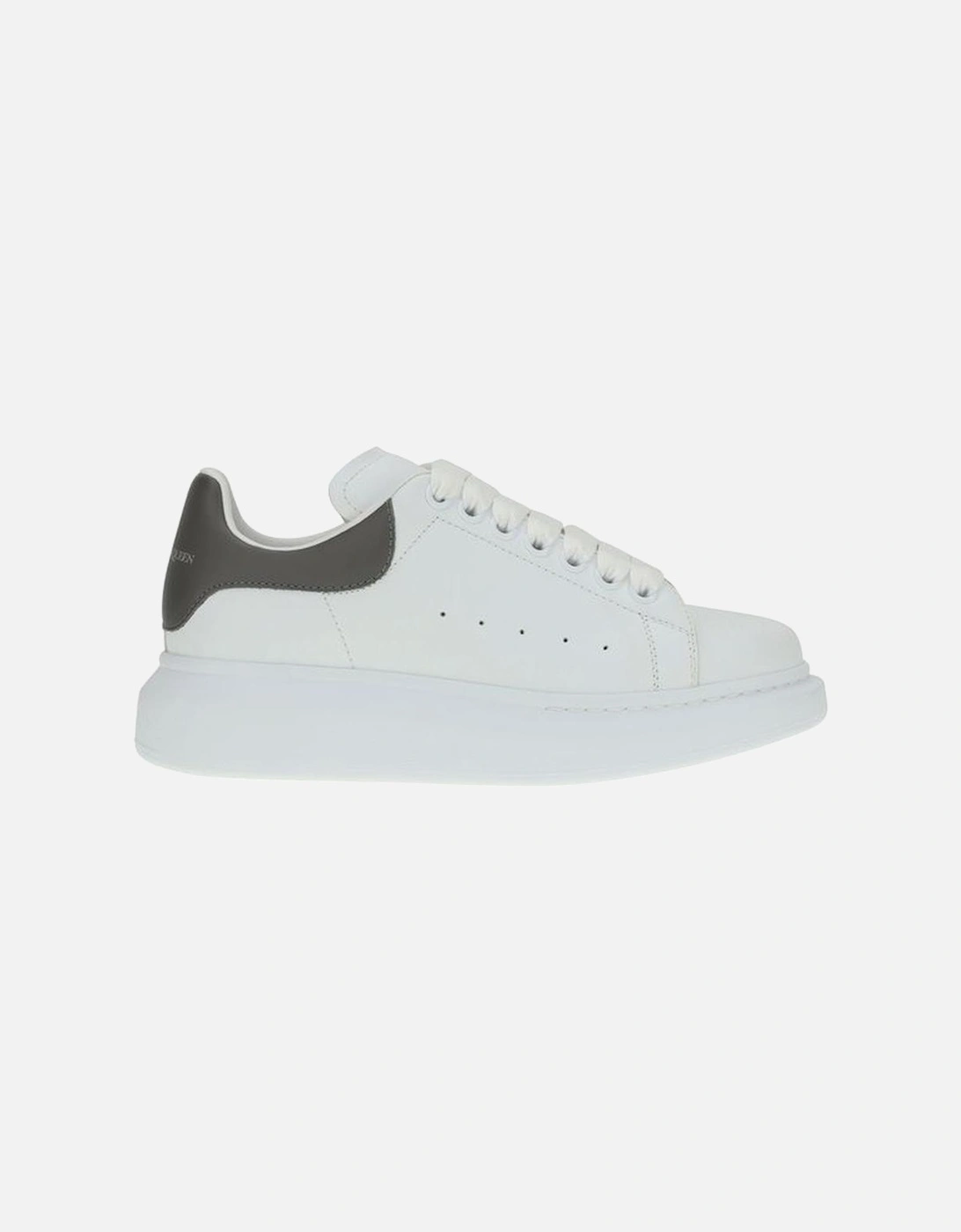 Leather Platform Lace-Up Sneakers Women - White, 5 of 4