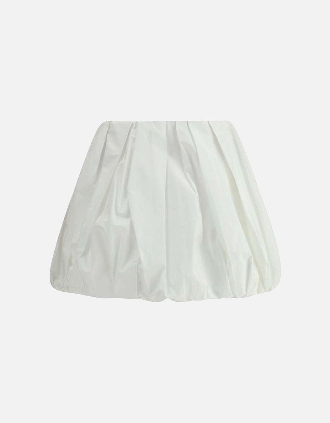 Cotton Cadric Mini Skirt with Balloon Pattern Women - White, 4 of 3