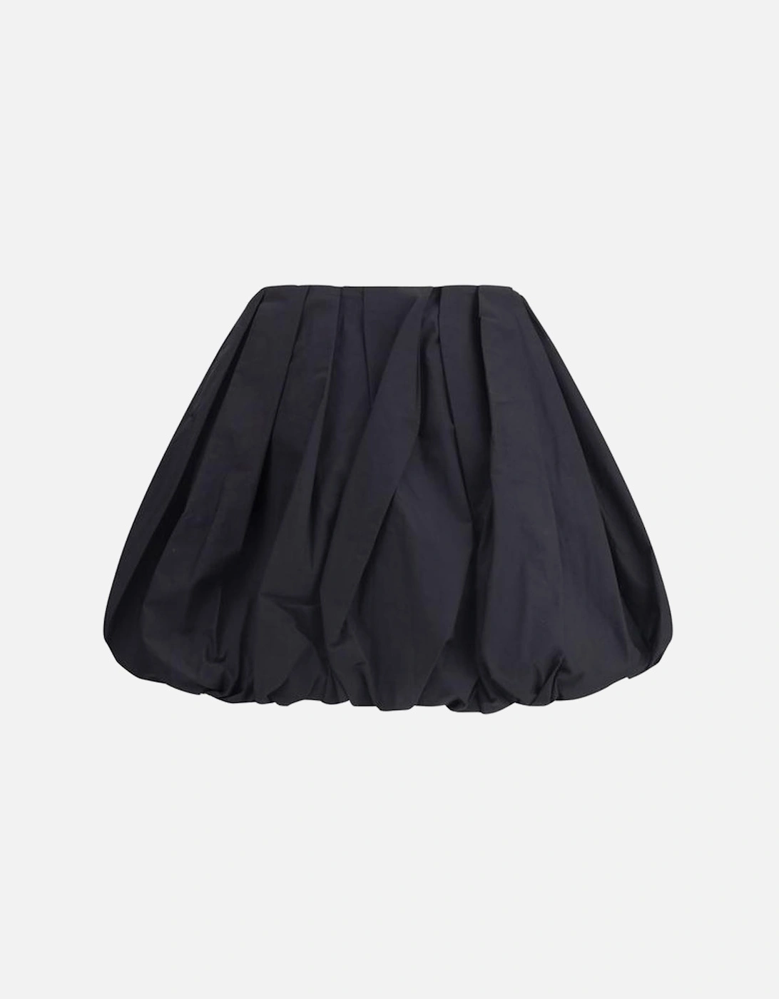 Cotton Balloon Pattern Cadric Mini Skirt Women - Black, 4 of 3