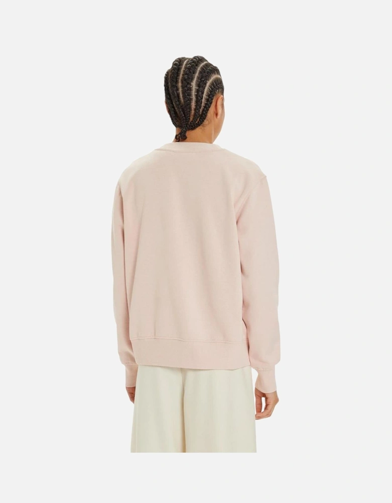 Institutional Graphic Sweatshirt with Logo Women - Pink Sweaters
