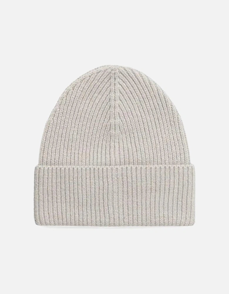 Chunky Ribbed Wool-Cashmere Beanie Women - Gray Hats