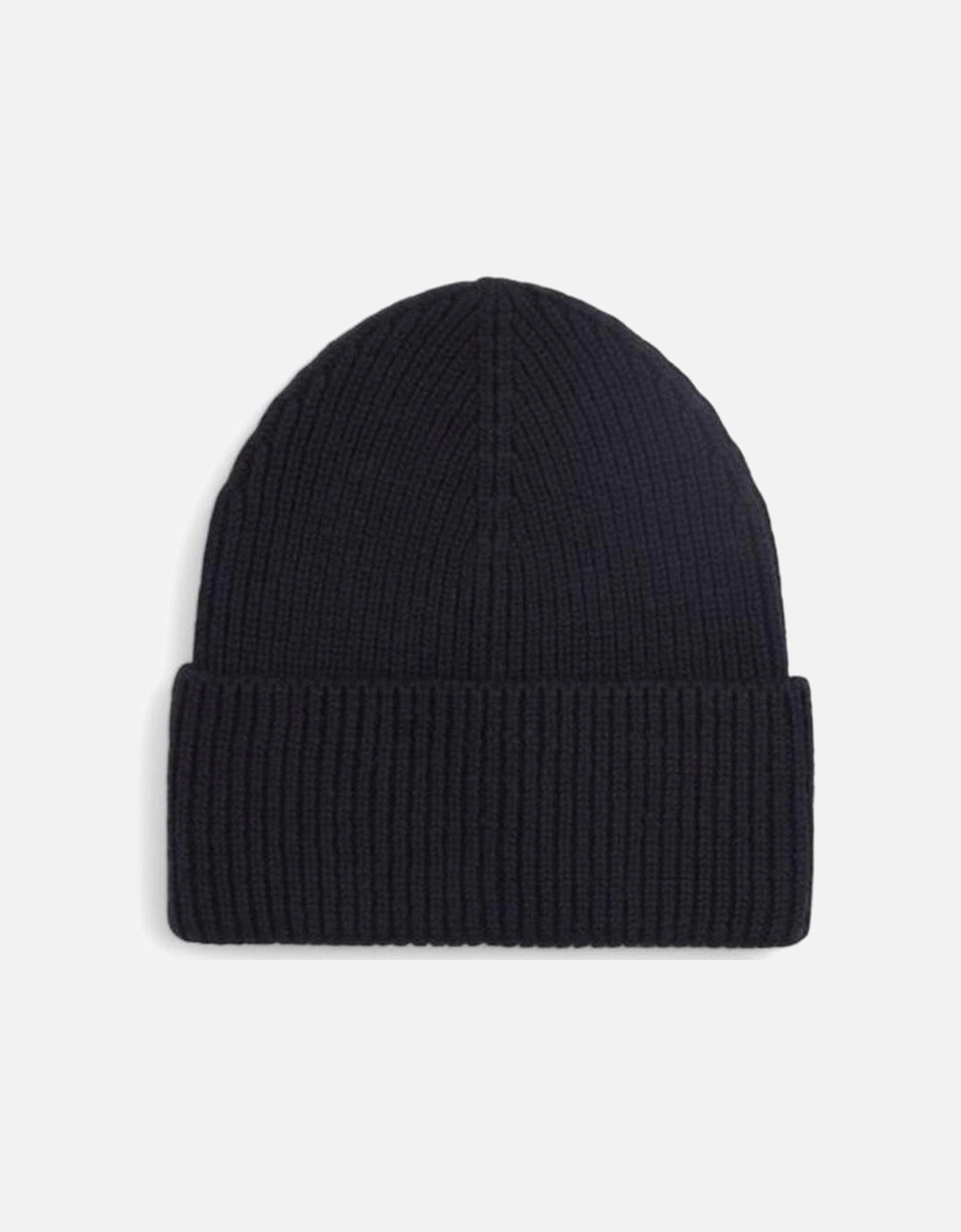 Chunky Ribbed Wool Cashmere Beanie Women - Black Hats