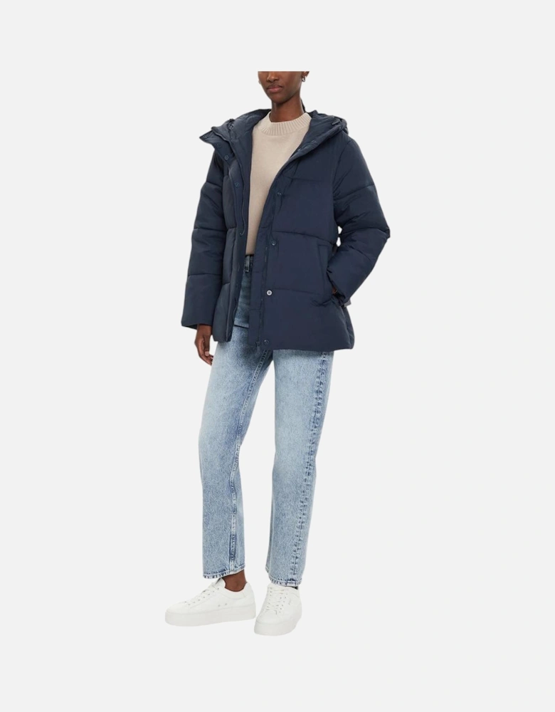 Nylon-Polyamide Blend Jacket Women - Blue Jackets