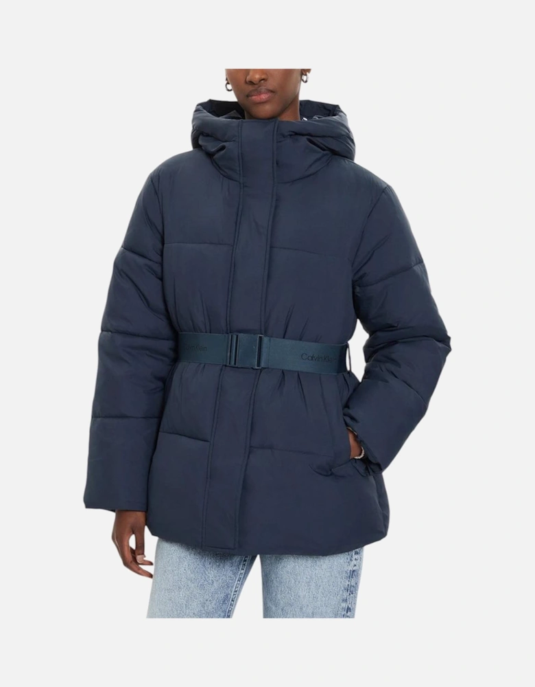 Nylon-Polyamide Blend Jacket Women - Blue Jackets