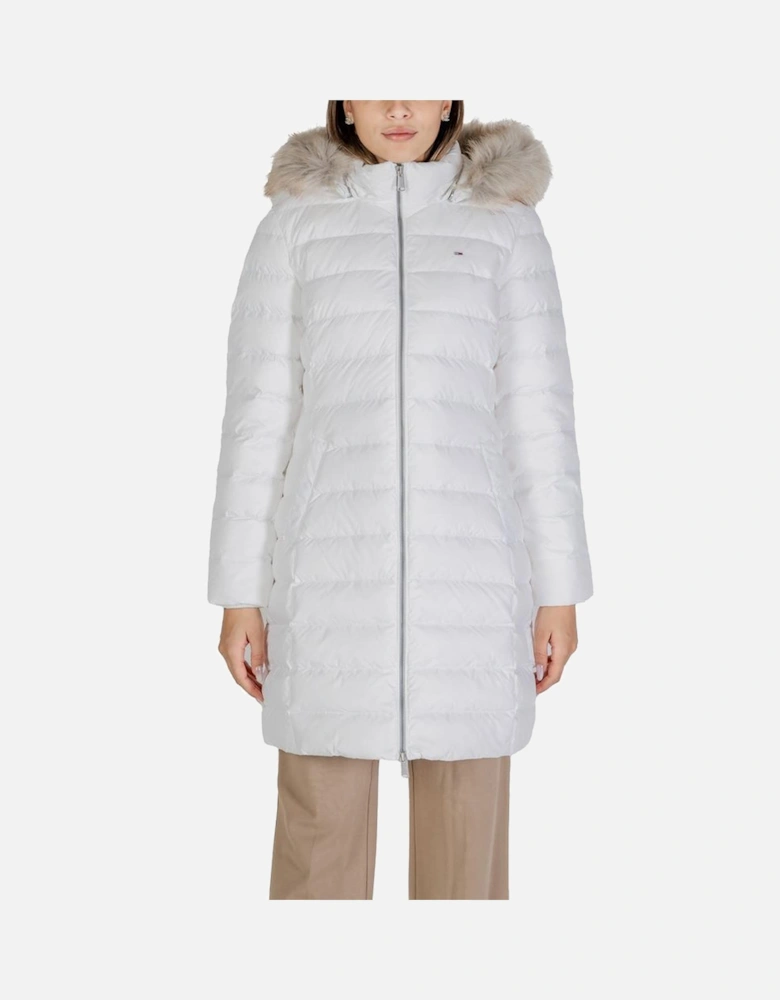 Recycled Polyester Puffer Jacket Women - White Jackets