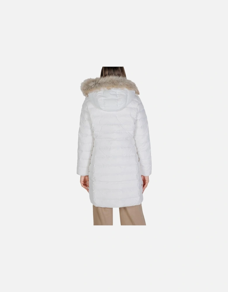 Recycled Polyester Puffer Jacket Women - White Jackets