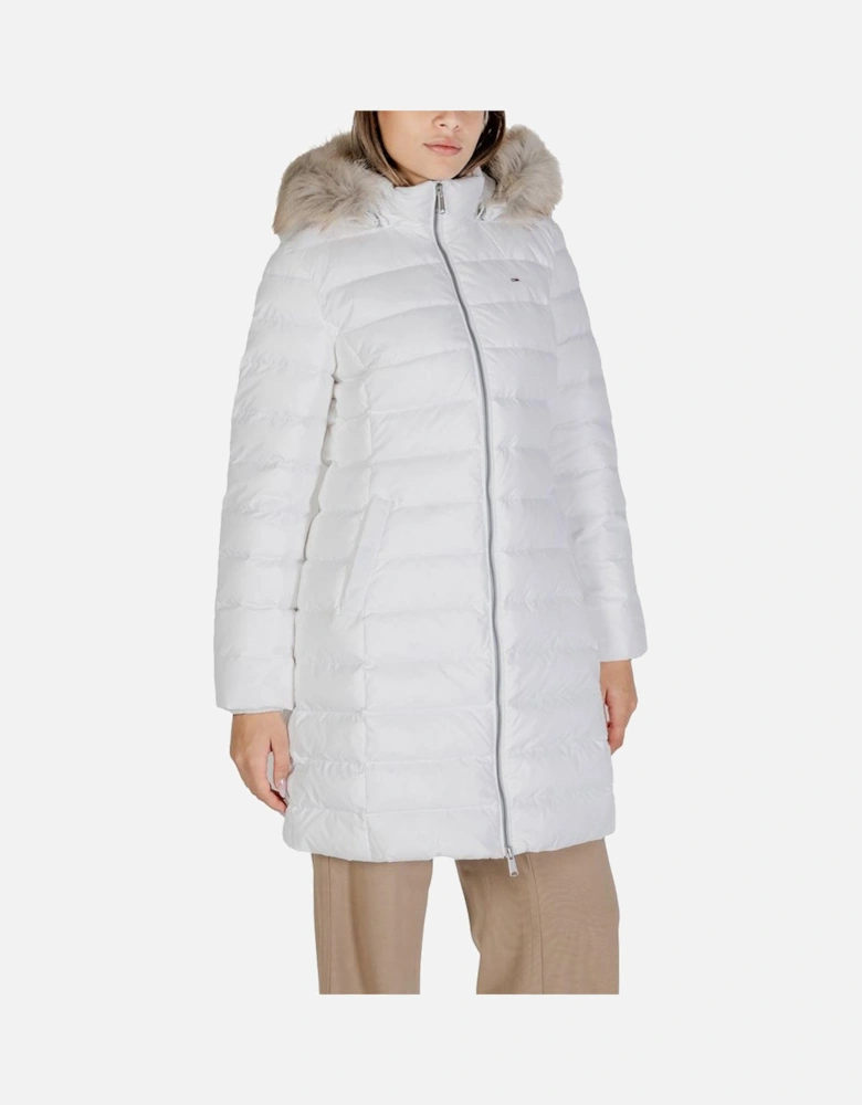 Recycled Polyester Puffer Jacket Women - White Jackets