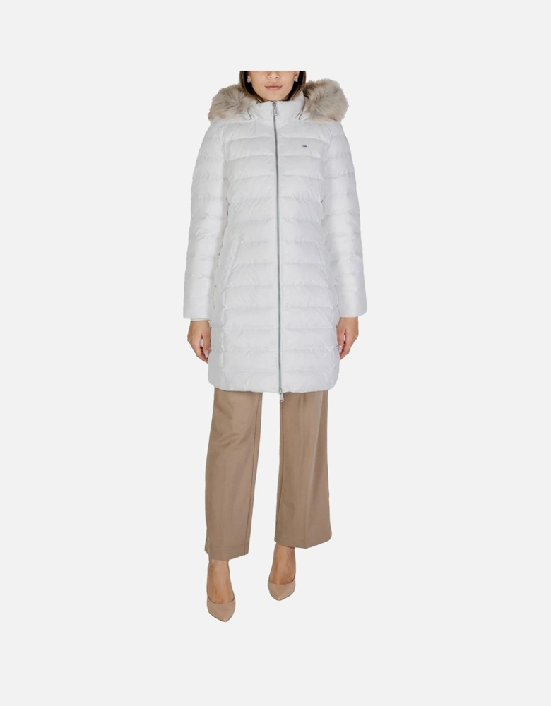 Recycled Polyester Puffer Jacket Women - White Jackets
