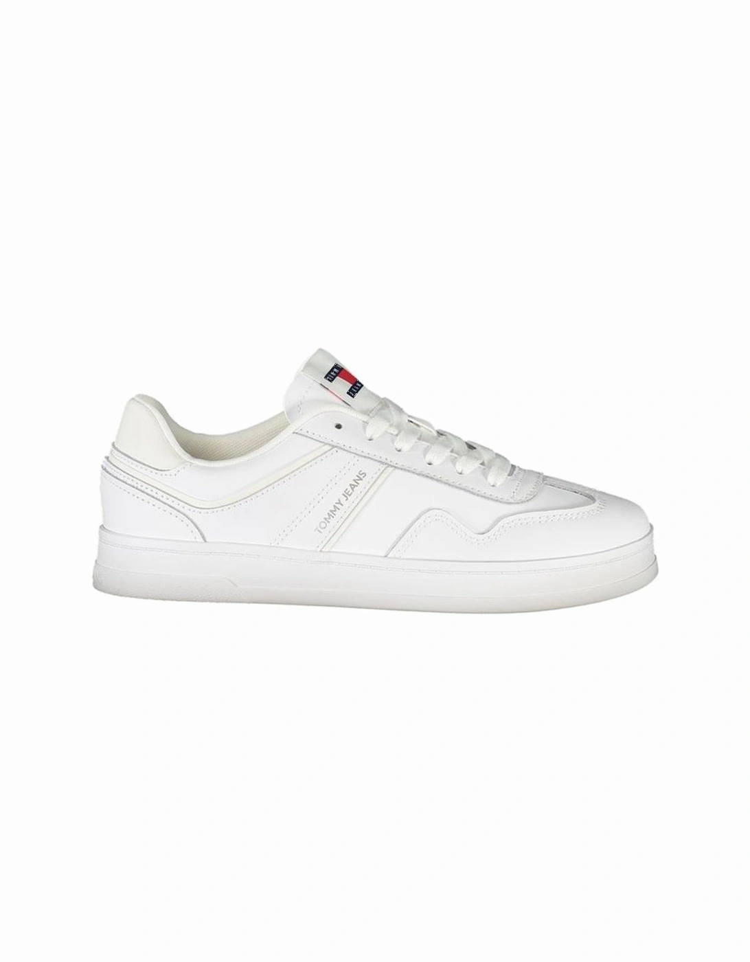 Tommy Hilfiger Women's White Dynamic Print Sneakers With Removable Footbed - : Size 8