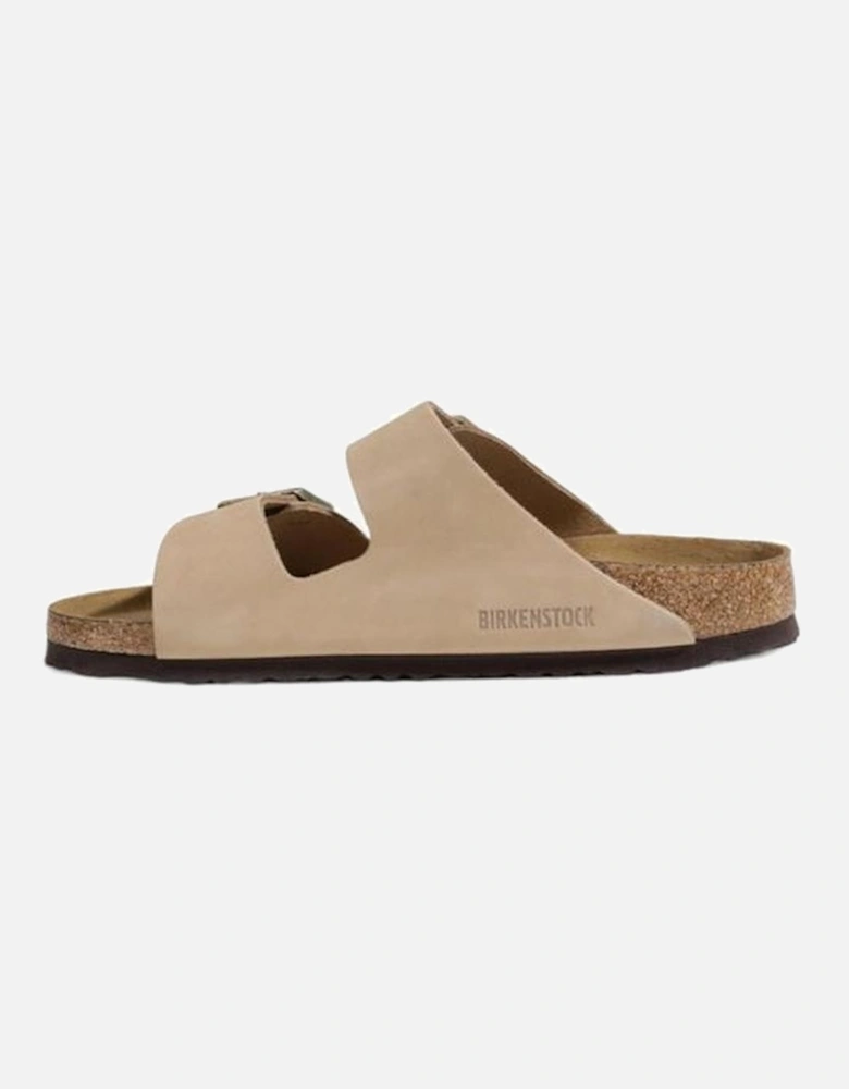 Nubuck Leather Ankle Boots Women - Beige Sandals