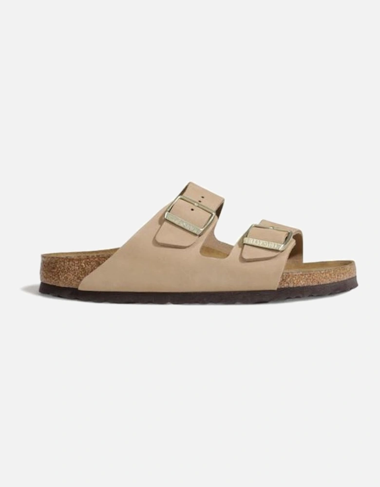 Nubuck Leather Ankle Boots Women - Beige Sandals
