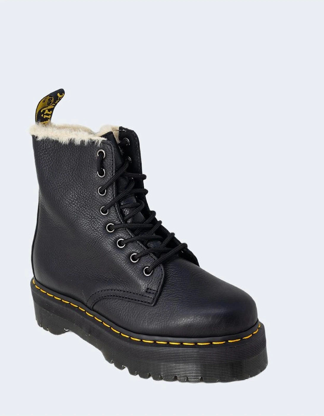Leather Pointed-Toe Ankle Boots Women - Black