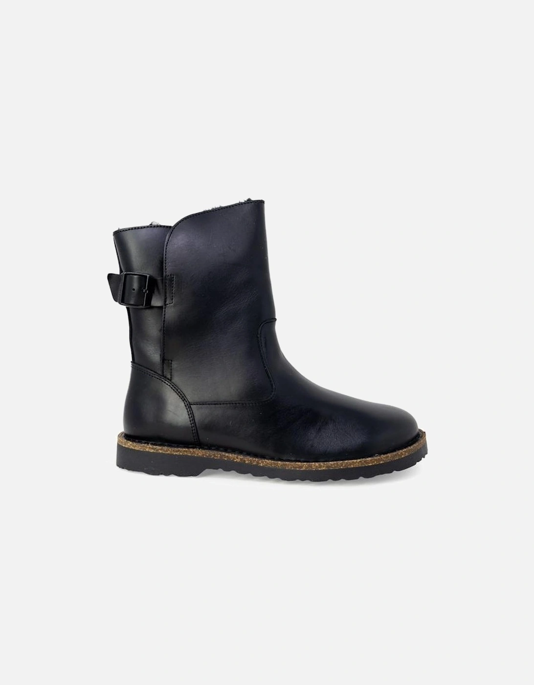 Leather Boots with 2.5cm Heel Women - Black, 6 of 5