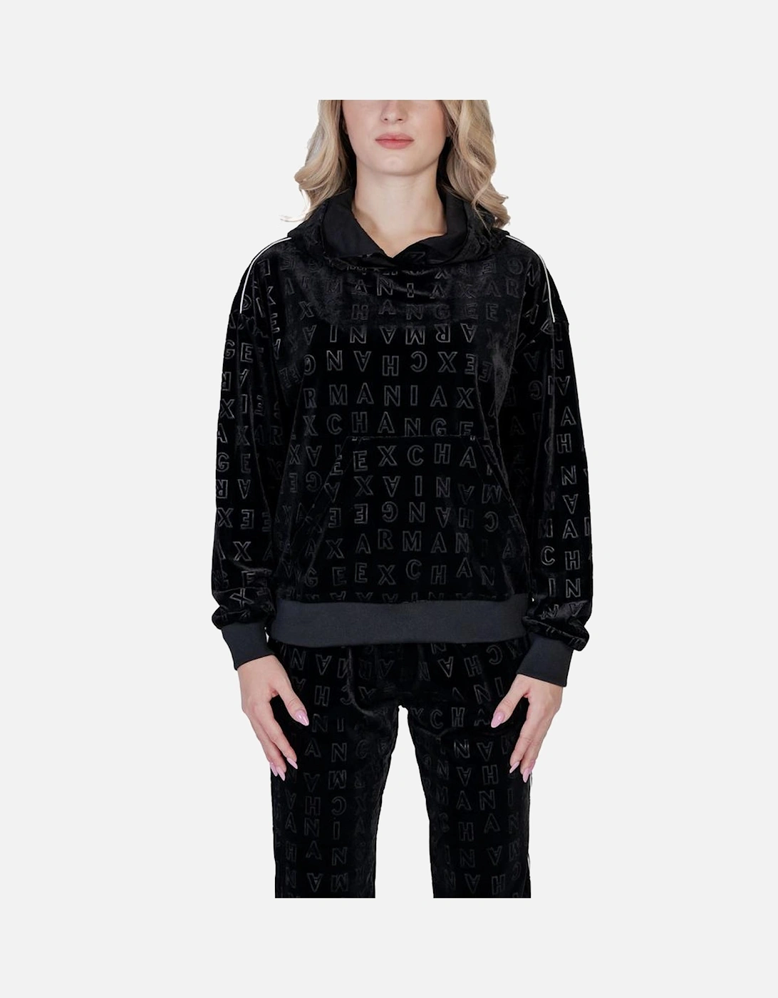 Comfortable Polyester Blend Sweatshirt Women - Black Sweaters, 6 of 5