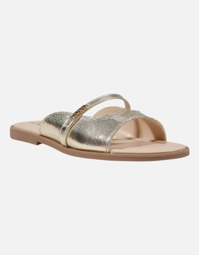 Polyurethane Slippers with Article Code 4A5735 EX037 Women - Gold