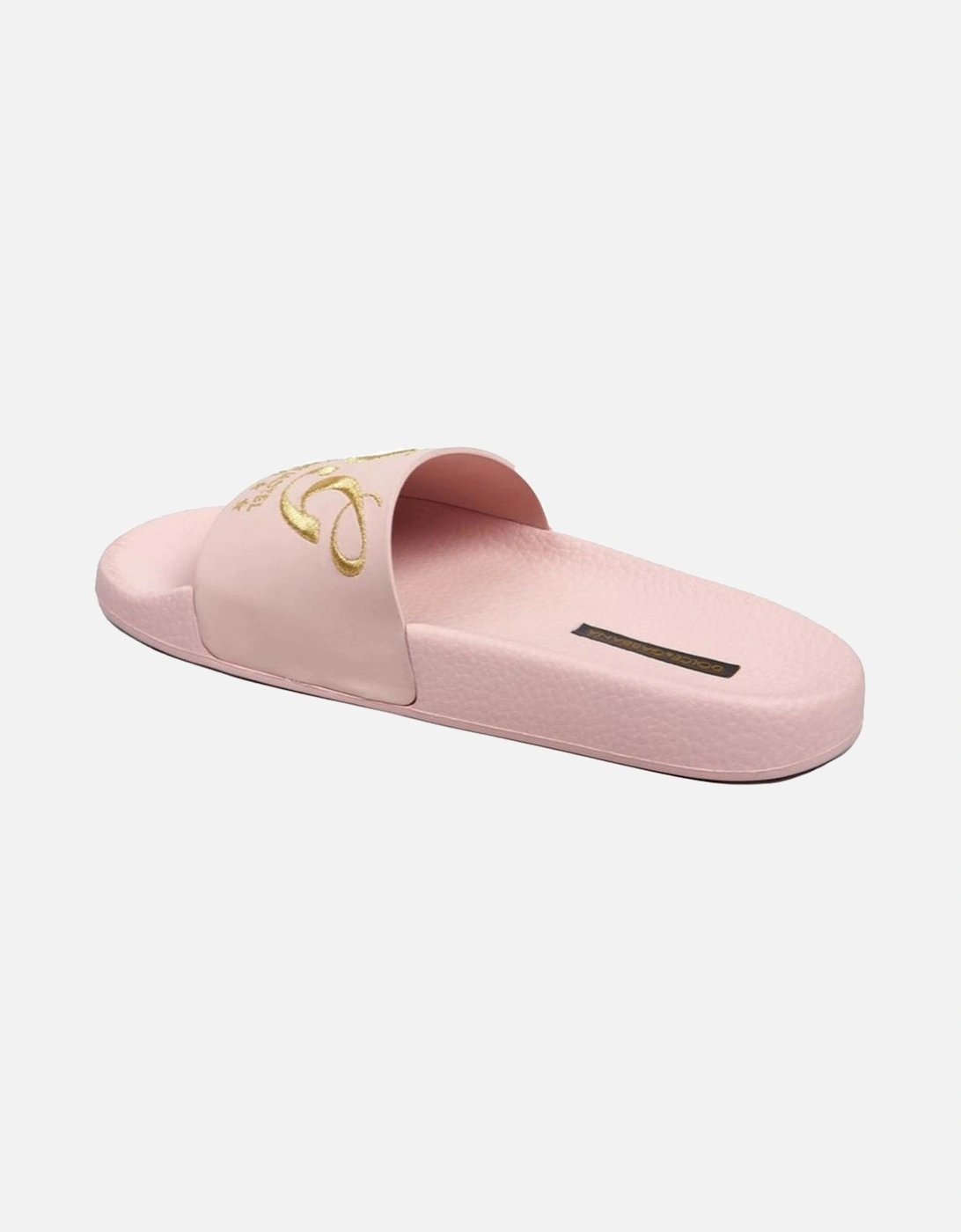 Luxury Leather Slippers with Embroidery Women - Pink, 5 of 4