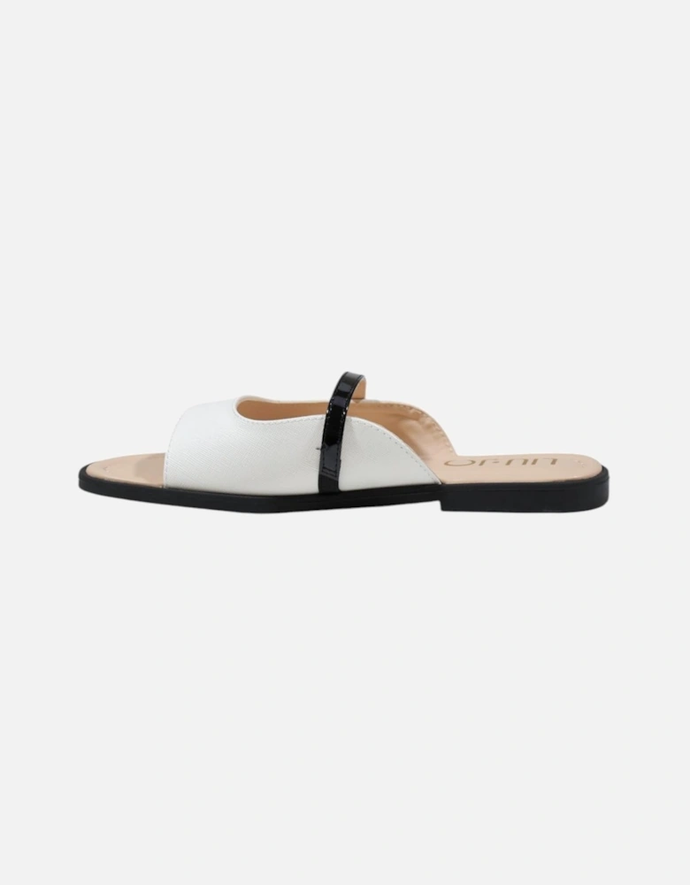 Polyurethane Slippers with Article Code 4A5735 EX257 Women - White