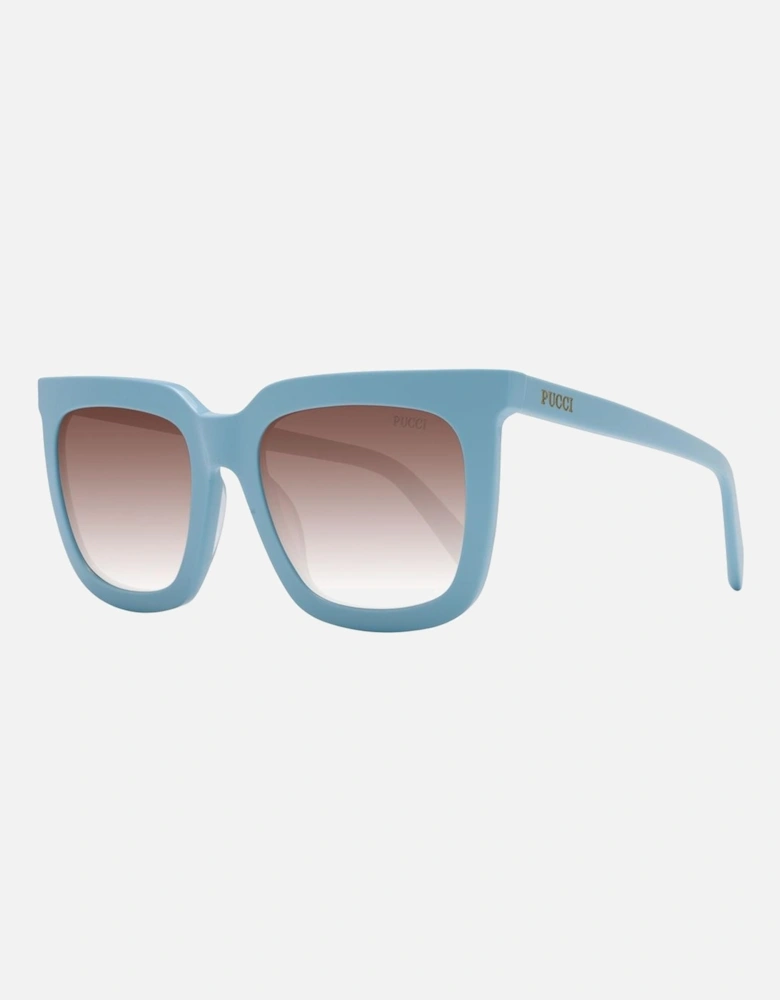 Full-Rim Square Gradient Sunglasses Women - Blue