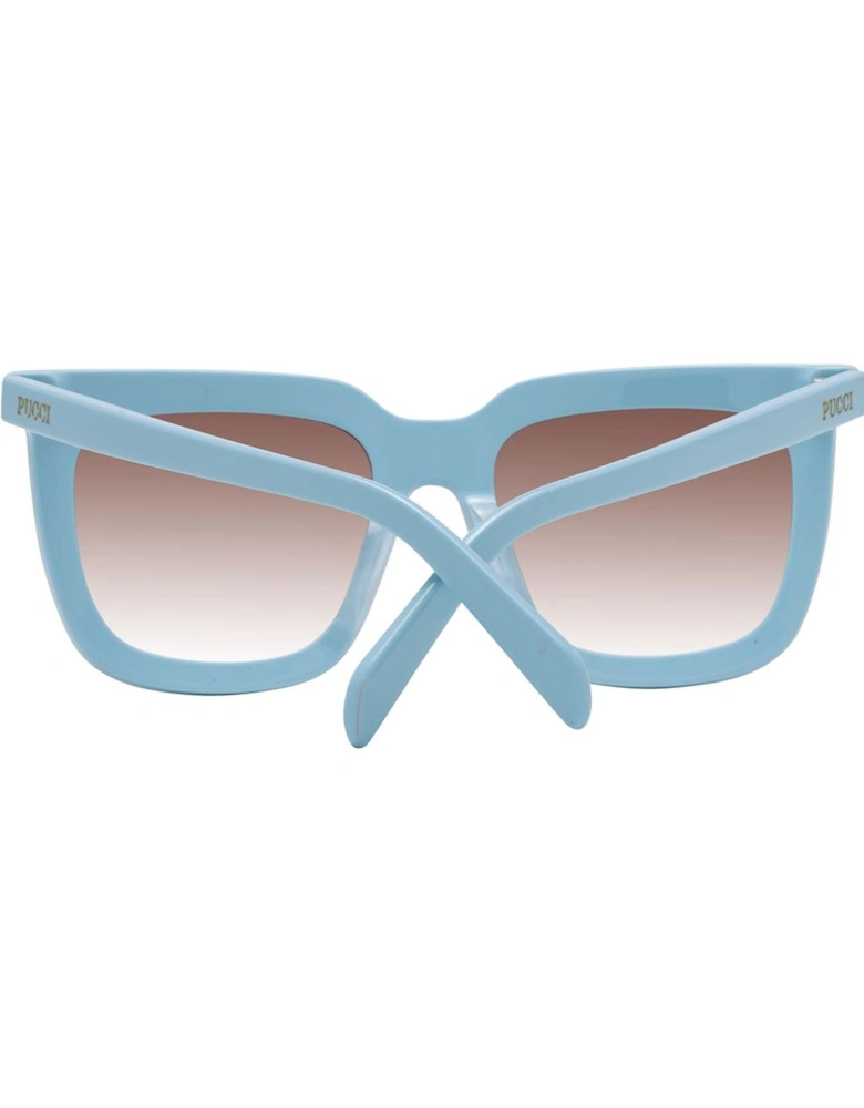 Full-Rim Square Gradient Sunglasses Women - Blue
