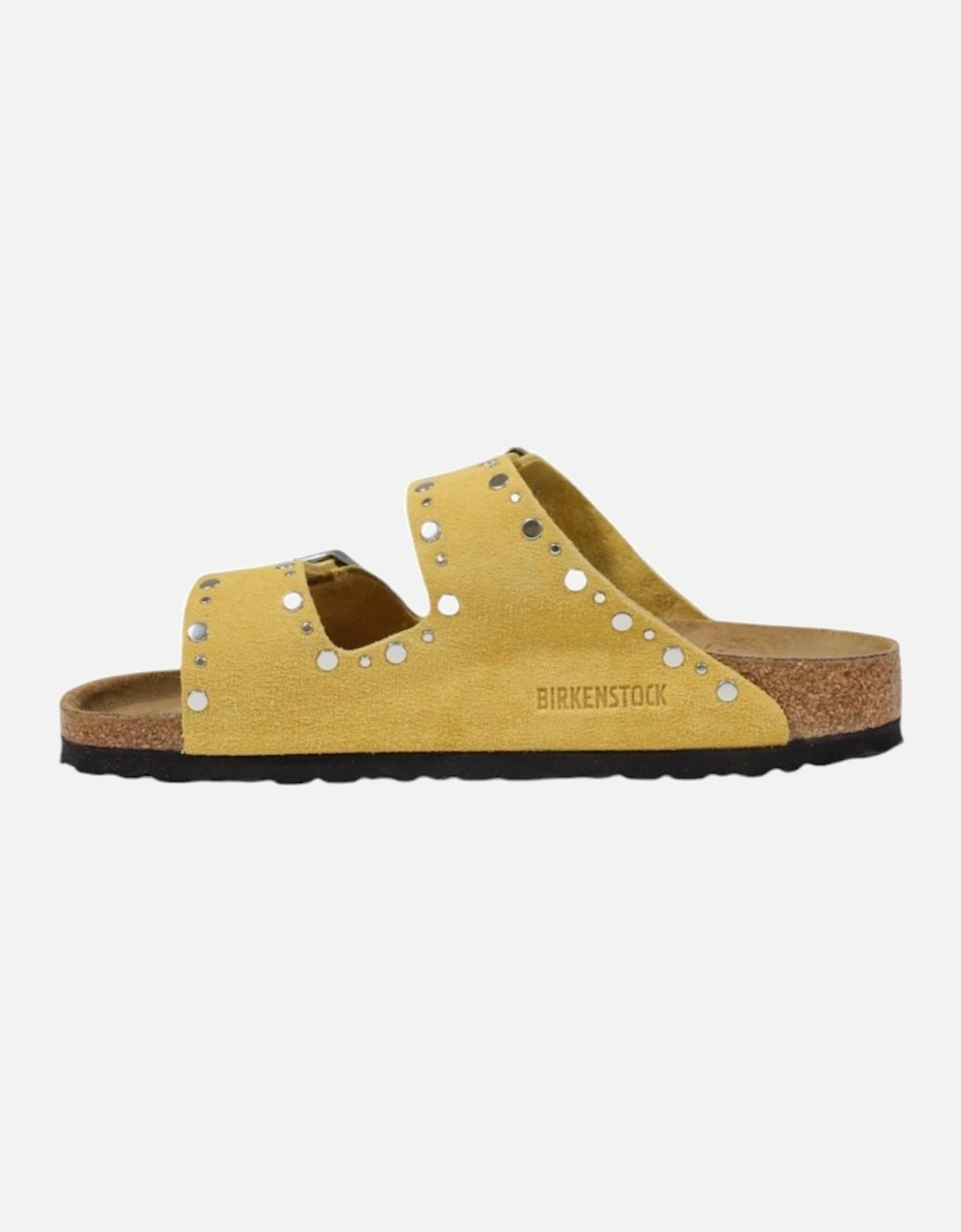 Leather Slippers with Comfortable Design Women - Yellow