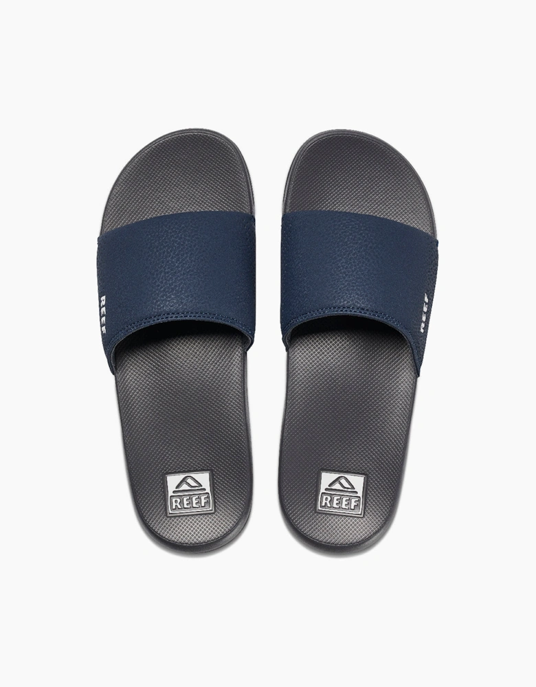 ONE SLIDE Mens Sliders Navy/White