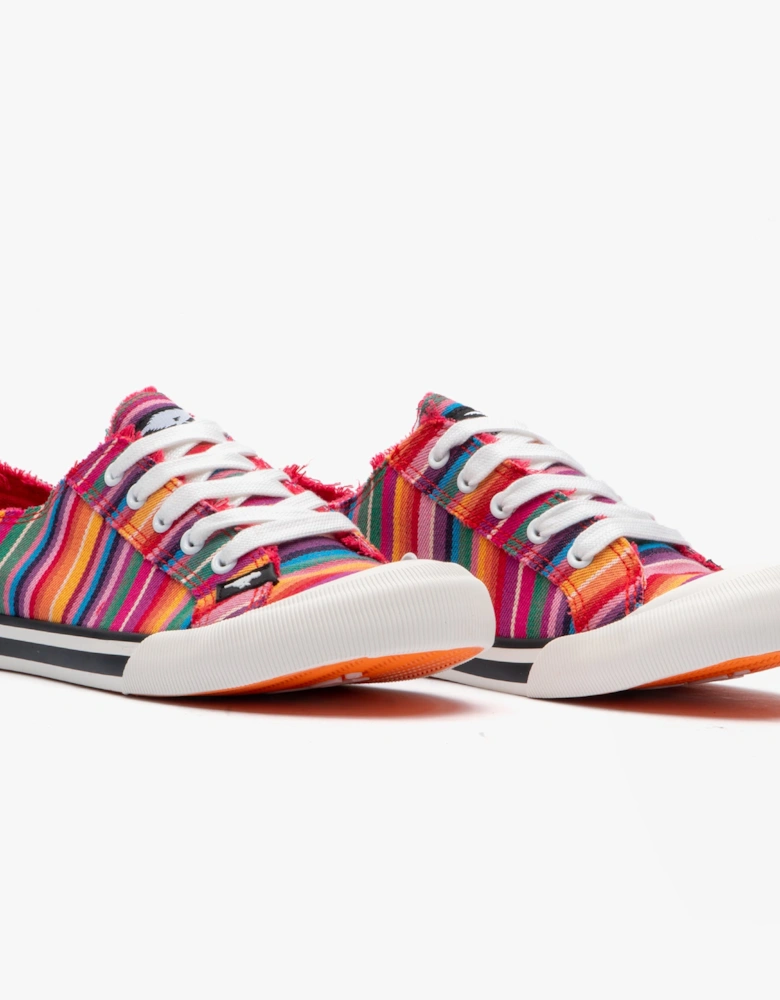 JAZZIN Womens Trainers Red