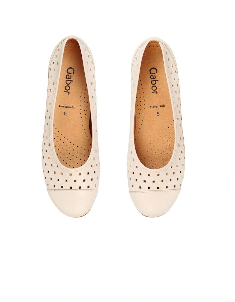 Ruffle Womens Punched Detail Casual Shoes