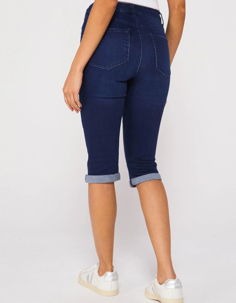 Sydney Denim Shorts - Dark Wash