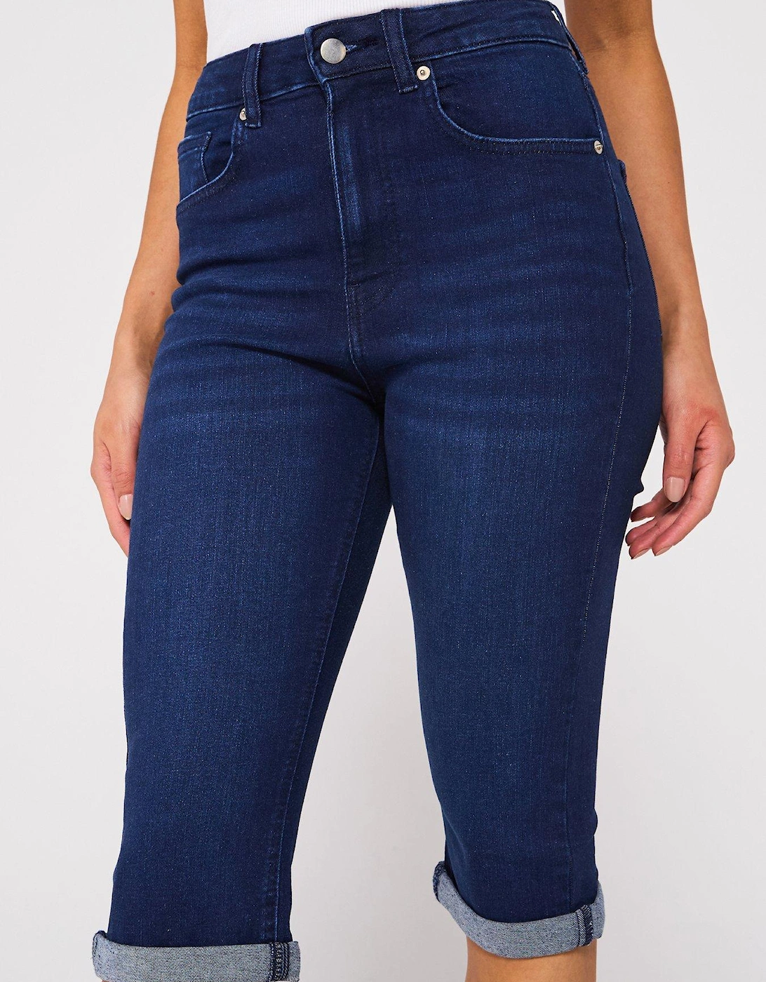Sydney Denim Shorts - Dark Wash