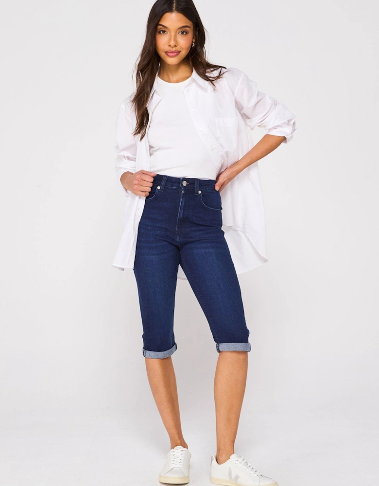 Sydney Denim Shorts - Dark Wash