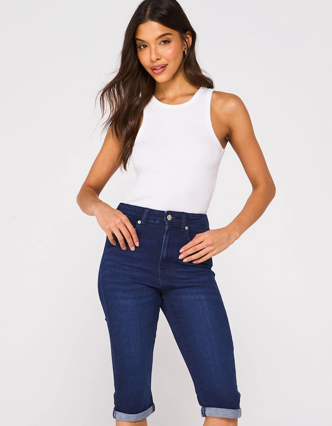 Sydney Denim Shorts - Dark Wash