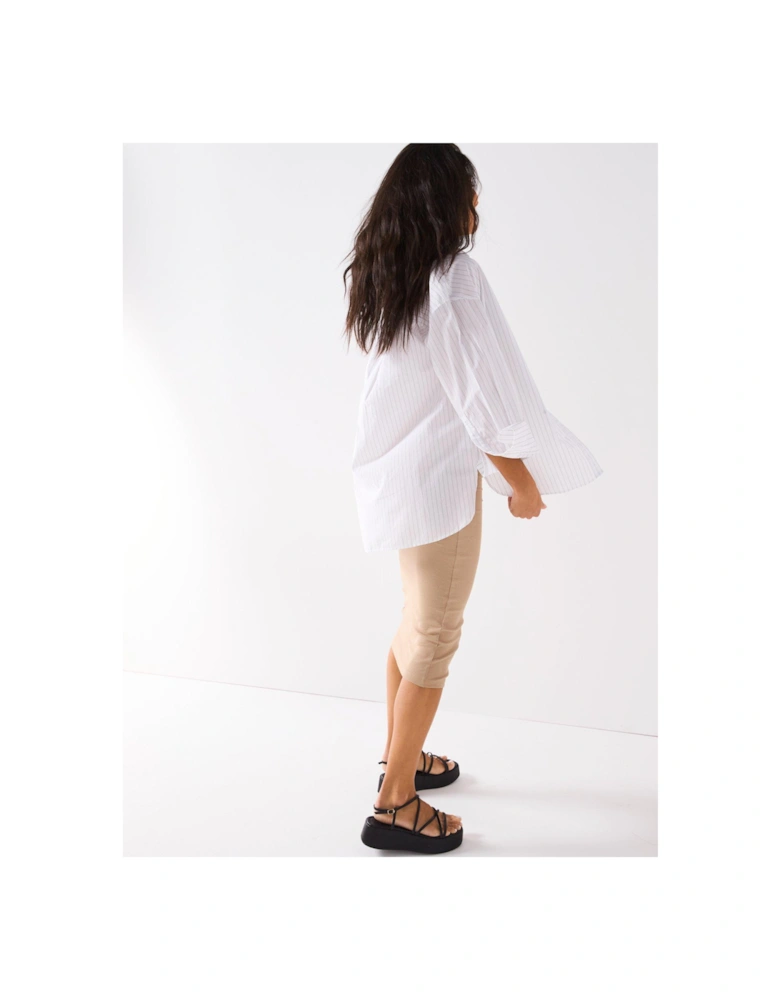 Rib Midaxi Dress - Taupe
