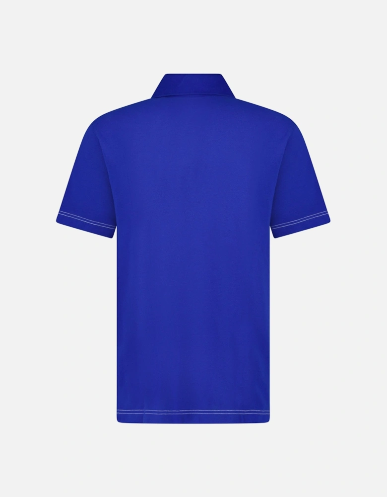 Embroidery Signature Logo Polo Blue