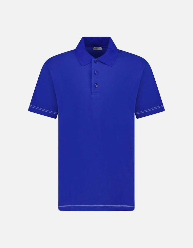 Embroidery Signature Logo Polo Blue