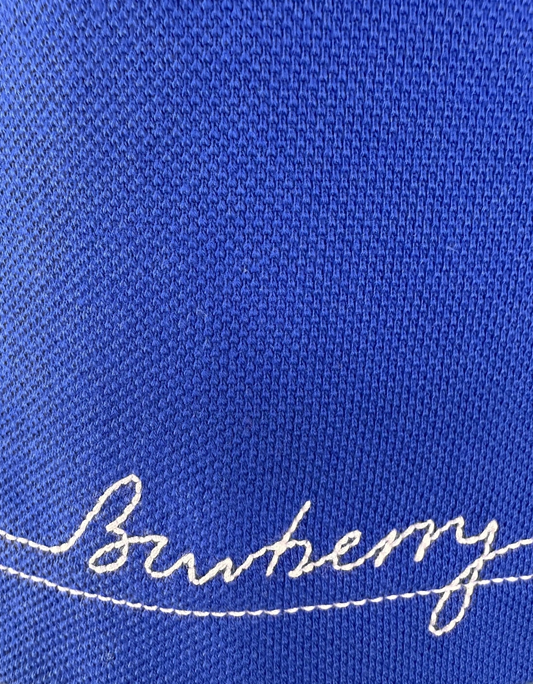 Embroidery Signature Logo Polo Blue